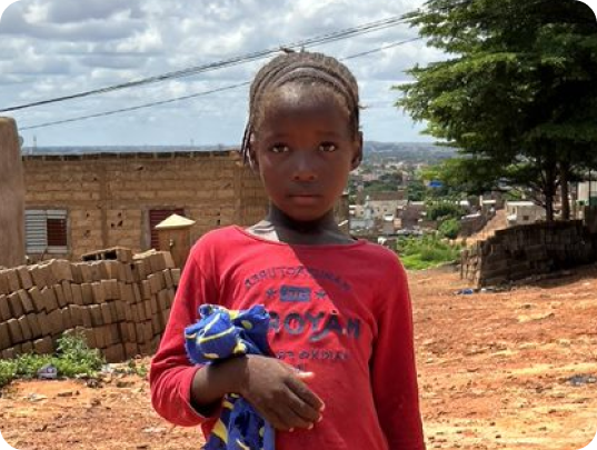 A smiling child