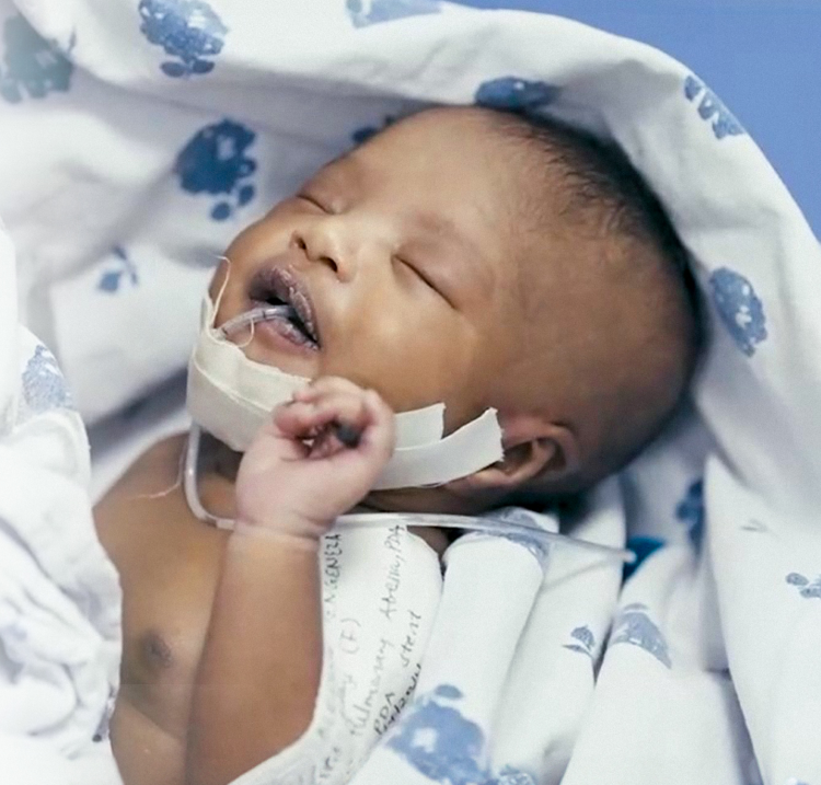A smiling child