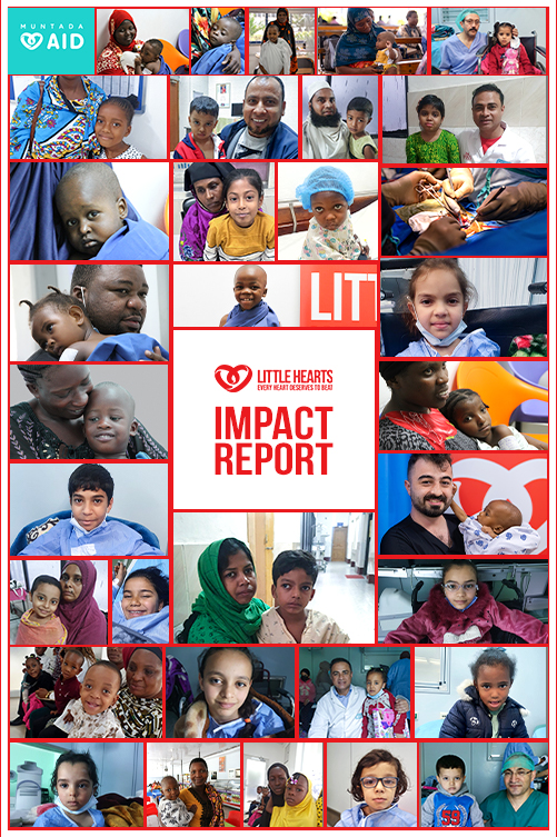 Impact Report 2024 cover with multiple children's photos