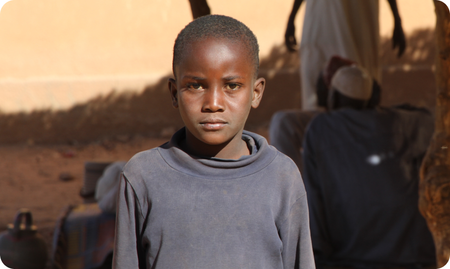 A smiling child